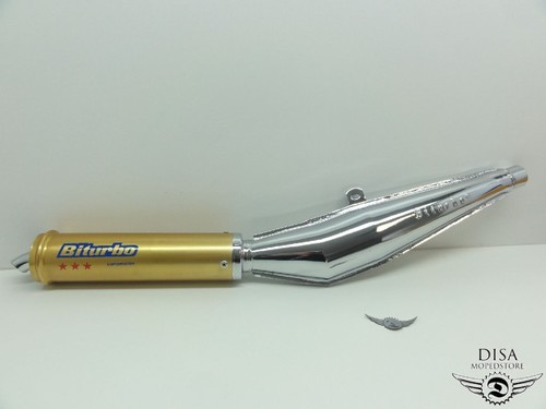 Biturbo tuning chrom auspuff - biturbo,