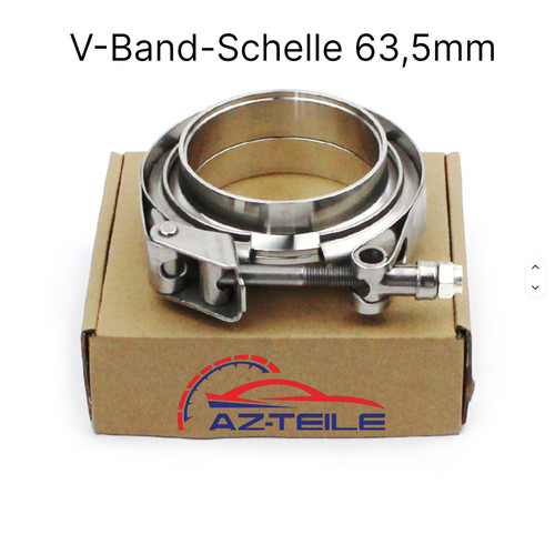 Band schelle 5mm - v-band-schelle, 63,5mm