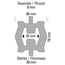 Auspuff Gummi - Silikon -